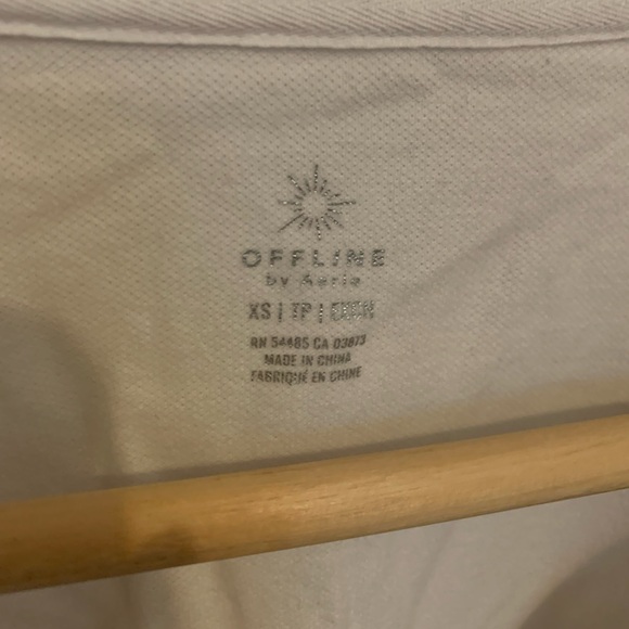 Aerie cropped collared long sleeve - Picture 5 of 5